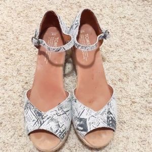 Toms Wedge Sandals